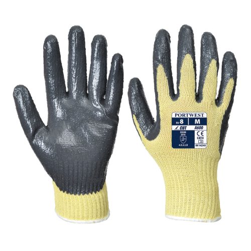 Portwest Kevlar® tenyérmártott nitril kesztyű, Cut 3