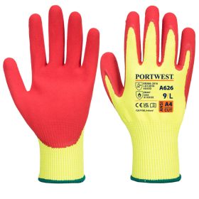Vis-Tex Cut D13 nitril kesztyű Yellow/Red L