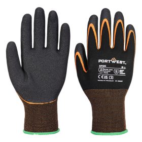   Grip 15 dupla nitril mártással ellátott kesztyű Black/Orange L