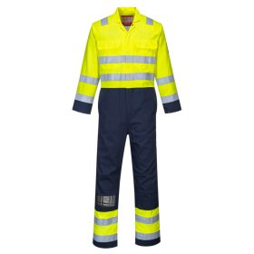 Bizflame Work Hi-Vis antisztatikus overál Yellow/Navy 4XL