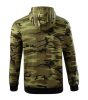 Camo Zipper felső férfi zöld terepszín M