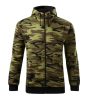 Camo Zipper felső férfi zöld terepszín 2XL