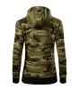 Camo Zipper felső női zöld terepszín M