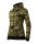 Camo Zipper felső női zöld terepszín 2XL