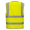 Portwest Hi-Vis cipzáras mellény