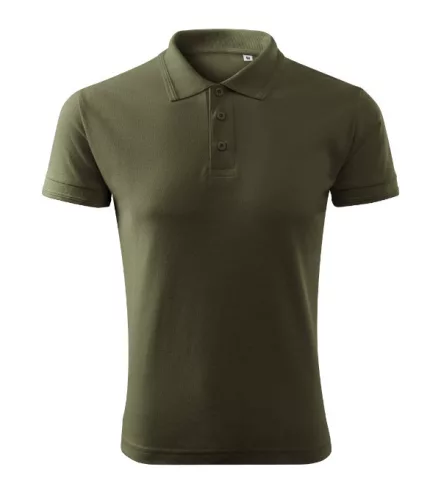 Pique Polo Free galléros póló férfi military M