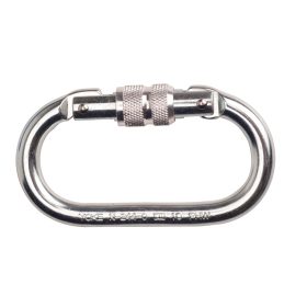 Screwgate karabiner Silver