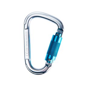 Aluminium Twist Lock karabiner Silver