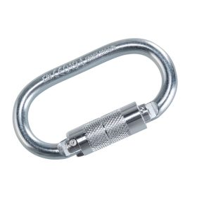 Twist Lock karabiner Silver