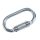 Twist Lock karabiner Silver