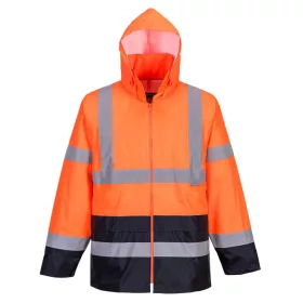 Hi-Vis Classic Contrast esődzseki Orange/Navy 4XL