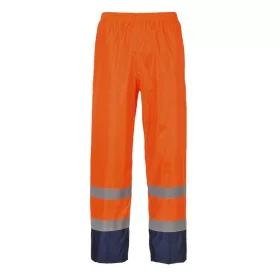 Hi-Vis Classic Contrast esőnadrág Orange/Navy L
