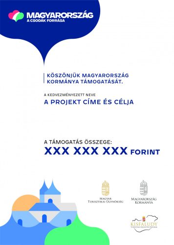 Kisfaludy program tájékoztató tábla A2 méret álló v2