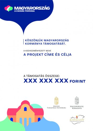 Kisfaludy program tájékoztató tábla A2 méret álló v2