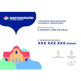 Kisfaludy program tájékoztató tábla A2 méret fekvő v1