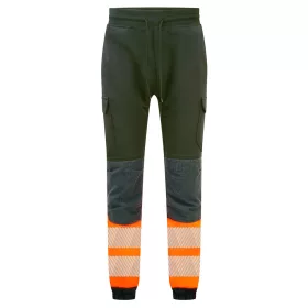   PW3 Hi-Vis Flexi Class 2 jólláthatósági munkaruha Black/Orange L
