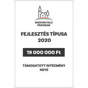Magyar Falu Program támogatói tábla 2021 előtti