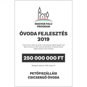 Magyar Falu Program támogatói tábla 2021-től