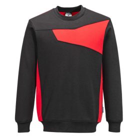 PW2 Crew Neck pulóver Black/Red M