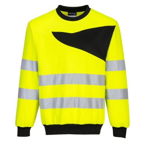 Portwest PW2 Hi-Vis Crewneck Sweatshirt