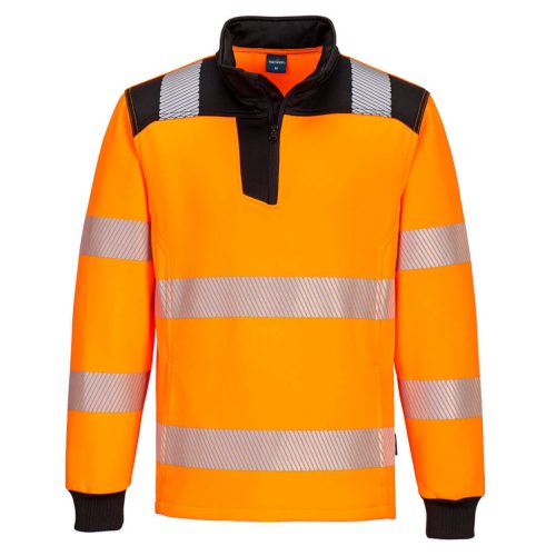 Portwest PW3 Hi-Vis 1/4 Zip melegítőfelső