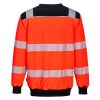 Portwest PW3 Hi-Vis Crew Neck pulóver