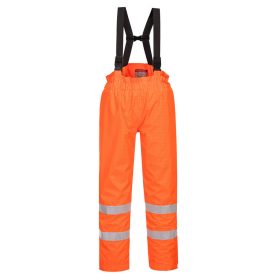   Bizflame Rain bélelt- Hi-Vis antisztatikus FR nadrág narancs L