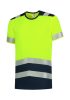 Póló unisex T-Shirt High Vis Bicolor T01 fluoreszkáló sárga 2XL méret