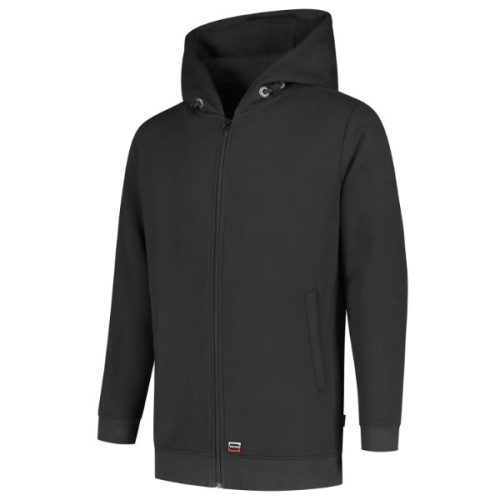 Hooded Sweat Jacket Washable 60°C felső unisex sötétszürke M