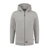 Hooded Sweat Jacket Washable 60°C felső unisex grey melange M