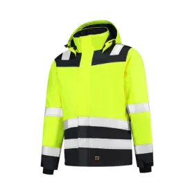   Munkakabát unisex Midi Parka High Vis Bicolor T51 fluoreszkáló sárga M méret