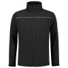 Luxury Softshell softshell kabát unisex fekete S