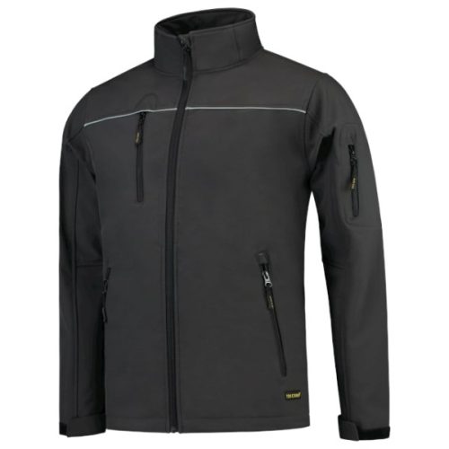 Luxury Softshell softshell kabát unisex sötétszürke S