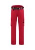 Munkanadrág unisex Work Pants Twill T64 piros 51 méret
