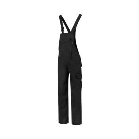   Kantáros munkanadrág unisex Dungaree Overall Industrial T66 fekete S méret