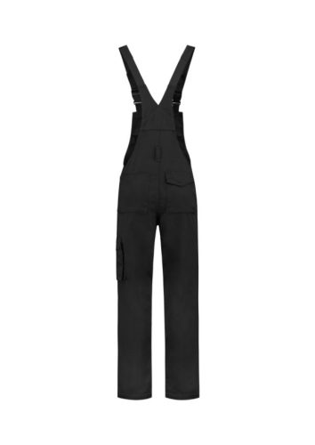 Kantáros munkanadrág unisex Dungaree Overall Industrial T66 fekete S méret