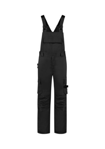 Kantáros munkanadrág unisex Bib & Brace Twill Cordura T67 fekete 52 méret