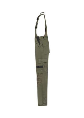 Kantáros munkanadrág unisex Bib & Brace Twill Cordura T67 army 44 méret