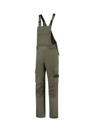 Bib & Brace Twill Cordura kantáros munkanadrág unisex army 46