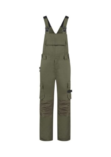Kantáros munkanadrág unisex Bib & Brace Twill Cordura T67 army 54 méret