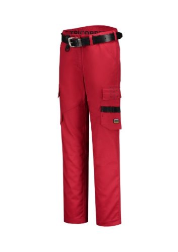 Munkanadrág női Work Pants Twill Women T70 piros 34 méret