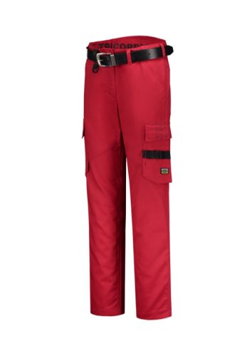 Work Pants Twill Women munkanadrág női piros 40