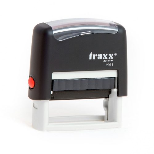 Automata fekete TRAXX  9011 bélyegző egyedi fekete lenyomattal