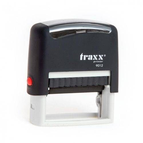 Automata fekete TRAXX  9012 bélyegző egyedi fekete lenyomattal