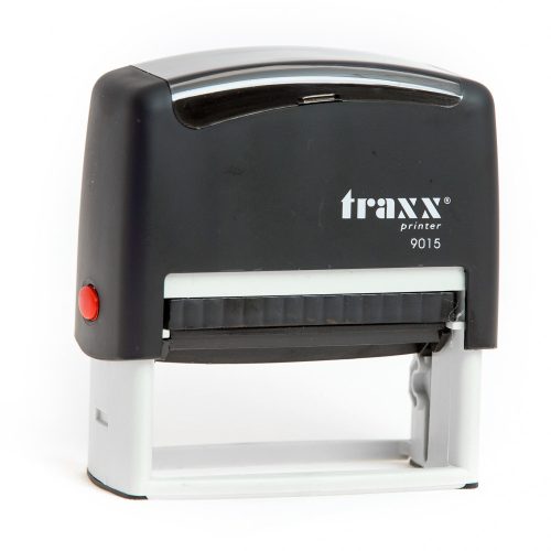 Automata fekete TRAXX  9015 bélyegző egyedi fekete lenyomattal