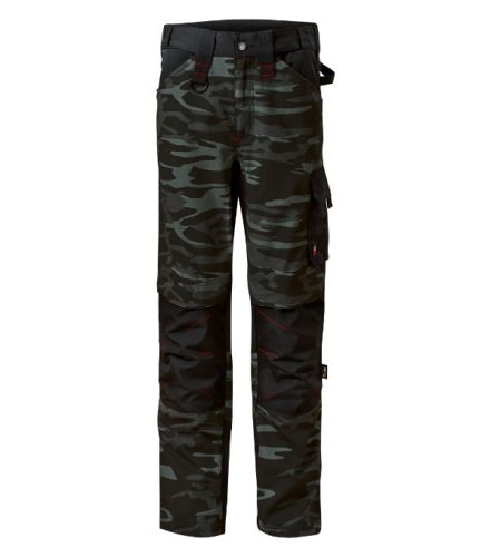 Munkanadrág férfi Vertex Camo W09 camouflage dark gray 46 méret