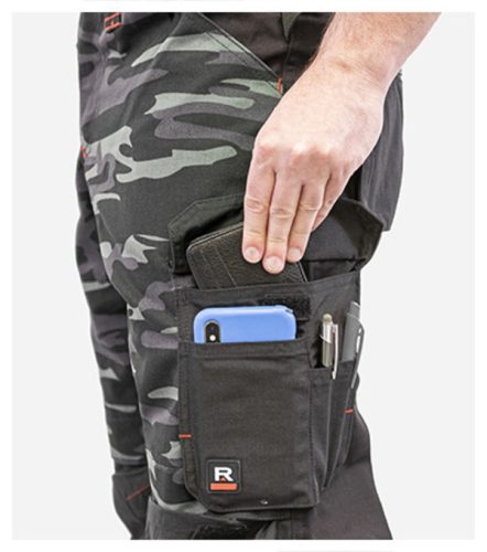 Munkanadrág férfi Vertex Camo W09 camouflage dark gray 46 méret