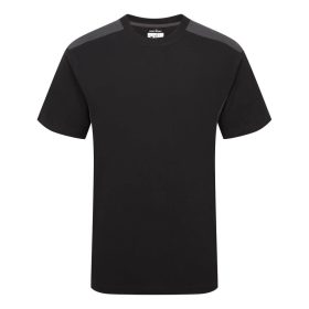 Kéttónusú Póló S/S Black/Grey 5XL