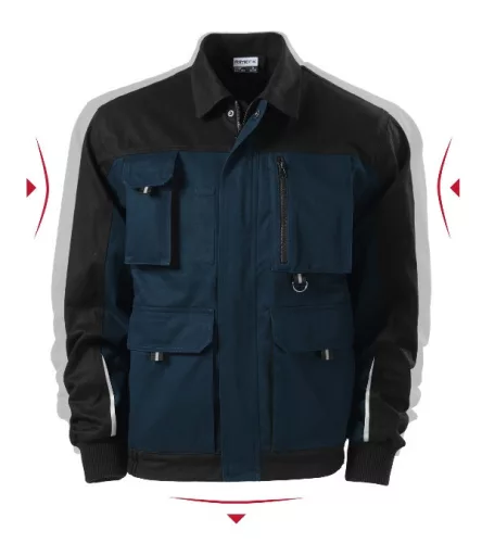 Munkakabát férfi Woody W51 tengerészkék 56/58 méret