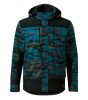 Vertex Camo téli softshell kabát férfi camouflage petrol S